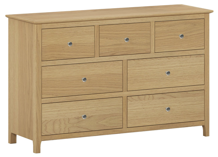 Appleton Oak 3 Over 4 Wide Chest