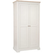 Lydford Grey Mist Painted All Hanging Double Wardrobe