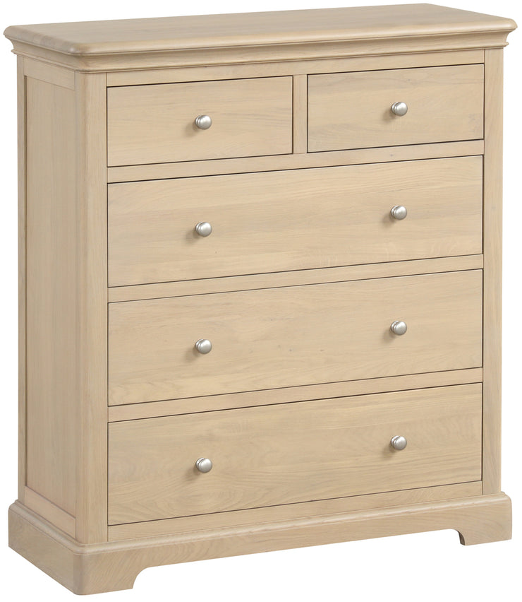 Lydford Oak 2 Over 3 Chest of Drawers