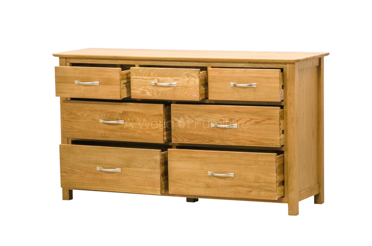 Newland Oak 3 Over 4 Chest of Drawers