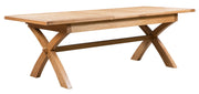 Wexford Oak 'X' Leg 1.8-2.3m Extending Dining Table