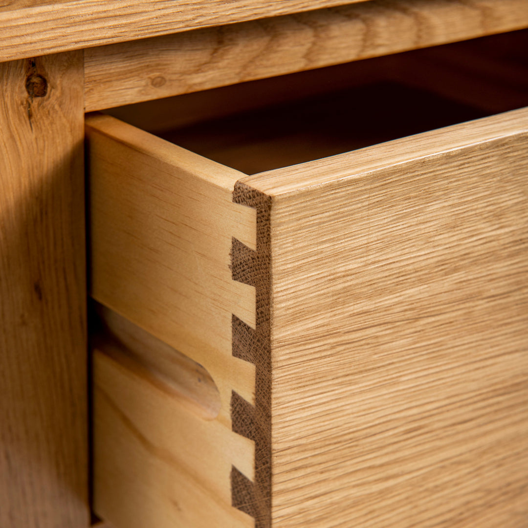 Dover Oak Blanket Box A World of Furniture